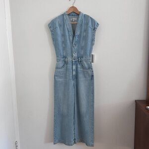 Etica Celestine Wide Leg Jumpsuit in Mountain Air NWT